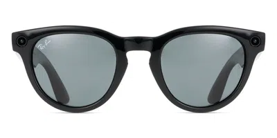 Ray-ban Meta Rw4013 Headliner Gen 2 601/71 Occhiali Da Sole Neri Per Uomo In Black