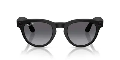 Ray-ban Meta Rw4013 Headliner Polarized Gen 2 601st3 Men's Sunglasses Black Size 50