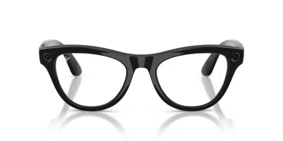 Ray-ban Meta Rw4014 Skyler Gen 2 601/1m Men's Glasses Black Size 52 - Blue Light Block Available