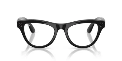 Ray-ban Meta Rw4014 Skyler Gen 2 601/ch Men's Glasses Black Size 52 - Blue Light Block Available
