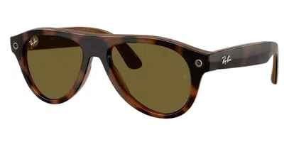 Ray-ban Meta Rw4016 Aviator Gen 3 690573 Men's Sunglasses  Size 54 In Multi