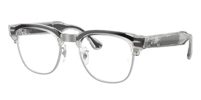 Ray-ban Meta Rw7004v Clubmaster Audio Men's Glasses, , Size 51 In Gray