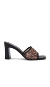 Raye Asher Sandal In 豹纹网布