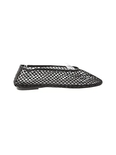 Pre-owned Raye Flats In Black