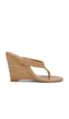Raye Inez Wedge In Brown