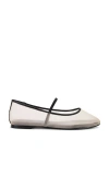 Raye Jolie Flat In Beige Mesh
