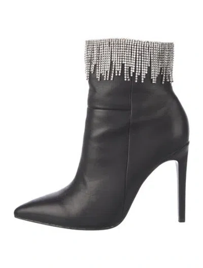 Pre-owned Raye Leather Boots In Black