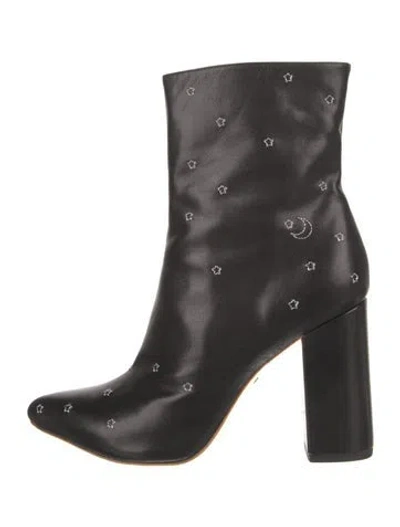 Pre-owned Raye Leather Boots In Black