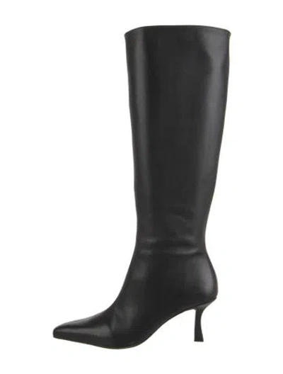 Pre-owned Raye Leather Boots In Black