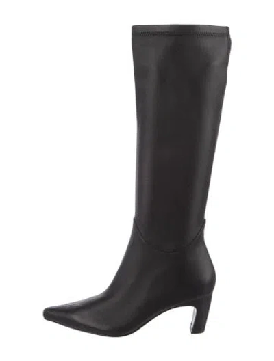 Pre-owned Raye Leather Boots In Black