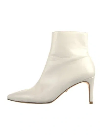 Pre-owned Raye Leather Boots In White