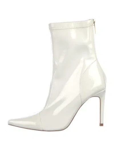 Pre-owned Raye Leather Boots In White