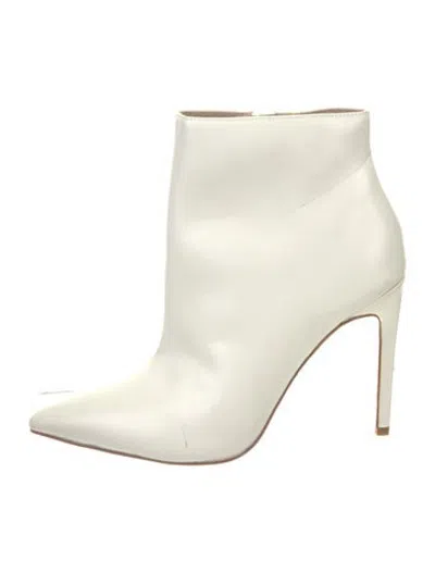 Pre-owned Raye Leather Boots In White