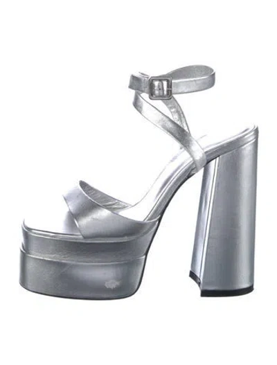 Pre-owned Raye Leather Sandals