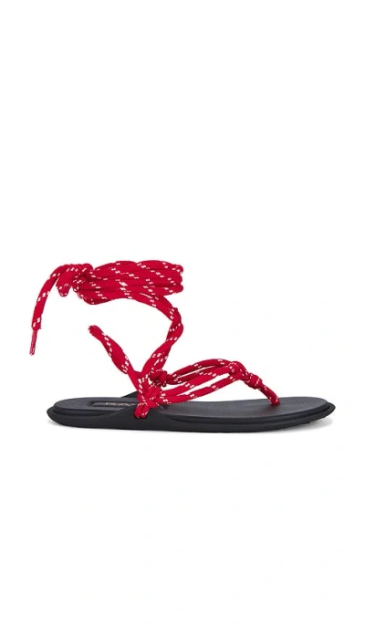 Raye Lillie Sandal In Red & Black