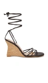 Raye Nayla Wedge In Dark Chocolate