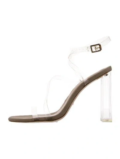 Pre-owned Raye Pvc Sandals In Clear