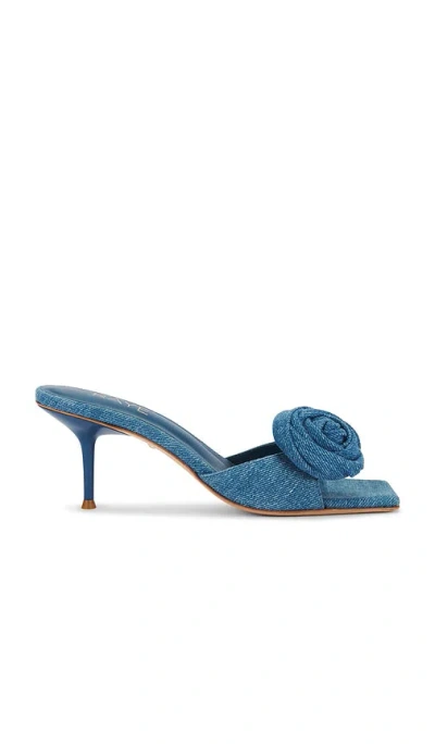 Raye Rosette Mule In Blue