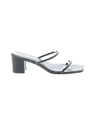 Pre-owned Raye Sandals In Black