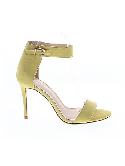 Pre-owned Raye Sandals In Green