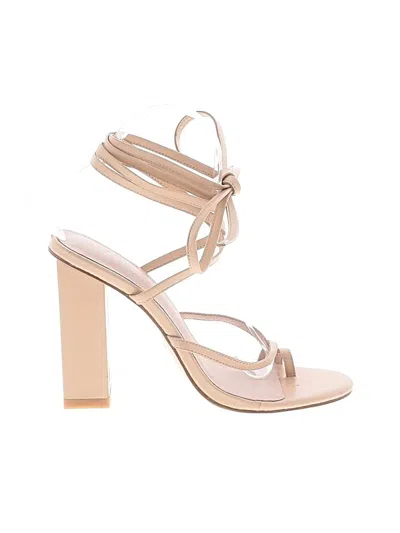 Pre-owned Raye Sandals In Ivory