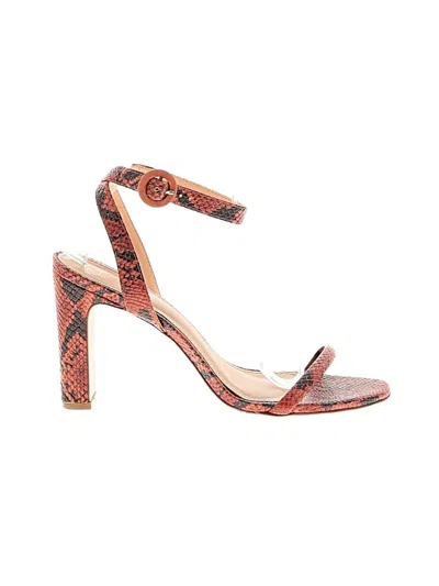 Pre-owned Raye Sandals In Orange