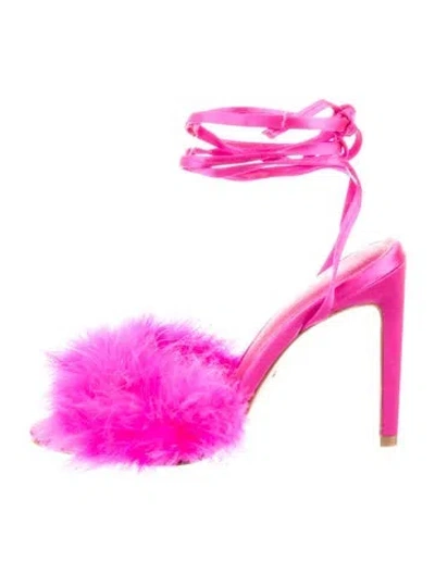 Pre-owned Raye Sandals In Pink