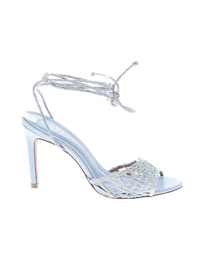 Pre-owned Raye Sandals In Silver
