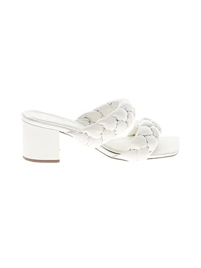 Pre-owned Raye Sandals In White