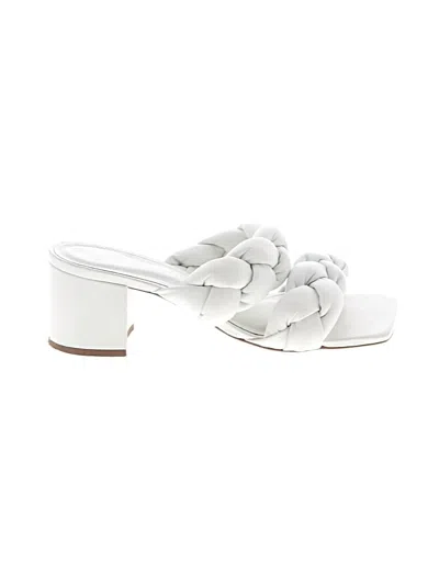 Pre-owned Raye Sandals In White