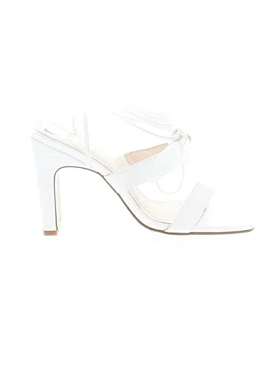 Pre-owned Raye Sandals In White