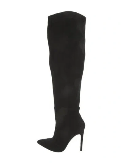 Pre-owned Raye Suede Boots In Black