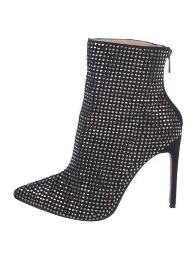 Pre-owned Raye Suede Boots In Blue