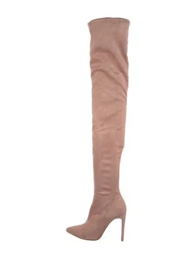 Pre-owned Raye Suede Boots In Pink
