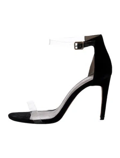 Pre-owned Raye Suede Sandals In Multi