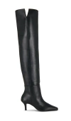 Raye Zinnia Thigh High Boot In Black