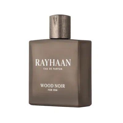 Rayhaan Men's Wood Noir Edp Spray 3.4 oz Fragrances 6298044138573