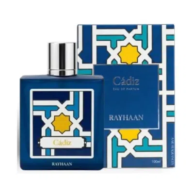 Rayhaan Unisex Cadiz Edp Spray 3.3 oz Fragrances 6297001571309 In Transparent