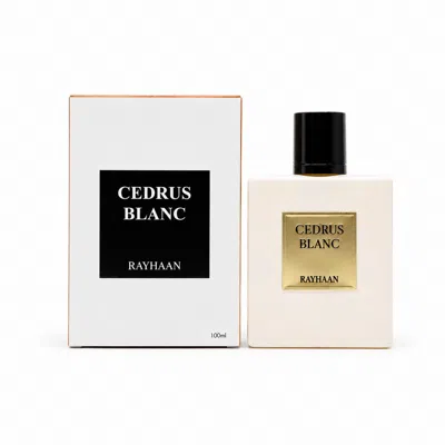 Rayhaan Unisex Cedrus Blanc Edp Spray 3.4 oz Fragrances 6297001571408 In Multi