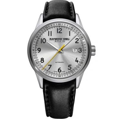 Pre-owned Raymond Weil 2734-stc-05650 Men's Freelancer Silver-tone Dial Automatic Watch