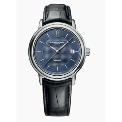 Pre-owned Raymond Weil 2837-stc-50001 Men's Maestro Blue Automatic Watch