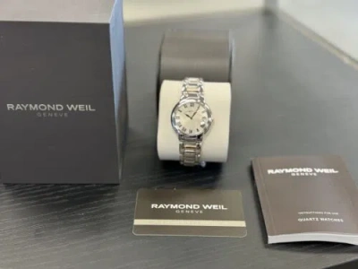 Pre-owned Raymond Weil 5235-s5-01659 Jasmine Women's 35mm Two Tone Swiss Quartz Watch