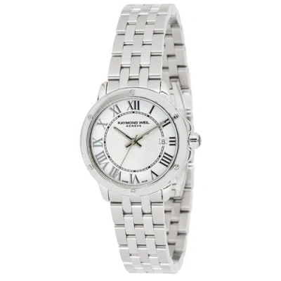 Pre-owned Raymond Weil 5391-st-00308 Women's Tango White Dial Quartz Watch
