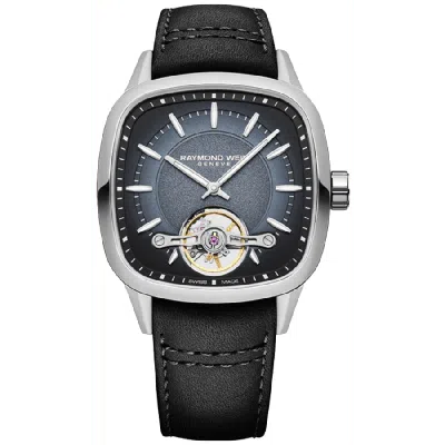 Raymond Weil Freelancer Automatic Blue Dial Black Leather Strap Men's Watch 2790-stc-50051