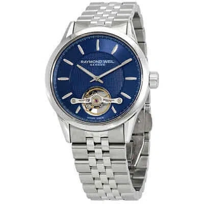 Pre-owned Raymond Weil Freelancer Automatic Blue Dial Men's Watch 2780-st-50001