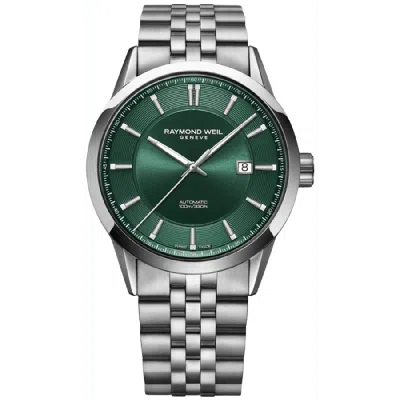Raymond Weil Freelancer Automatic Date Green Dial Steel Men's Watch 2731-st-52001