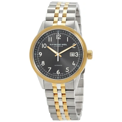 Raymond Weil Freelancer Automatic Grey Dial Men's Watch 2734-stp-05600 In Two Tone  / Gold / Gold Tone / Grey