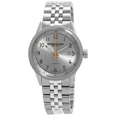 Pre-owned Raymond Weil Freelancer Automatic Silver Dial Men's Watch 2734-st-05650