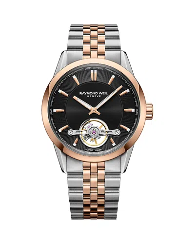 Raymond Weil Freelancer Calibre Automatic Watch, 42mm In Gold