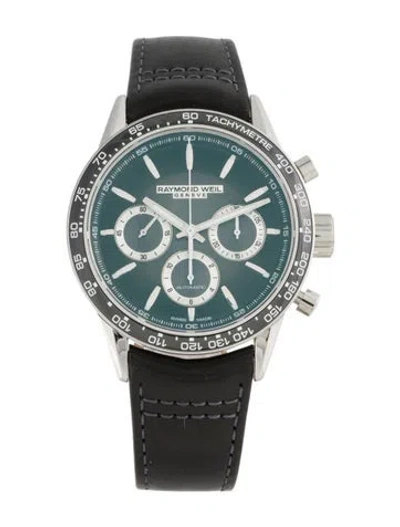 Pre-owned Raymond Weil Freelancer Watch In Multi